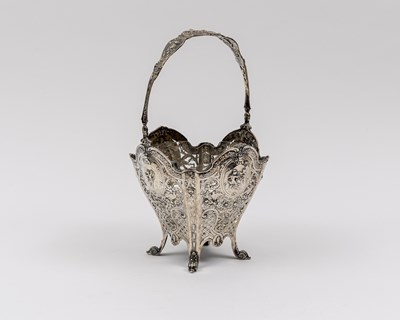 Lot 1181 - German Sterling Silver Flower Basket