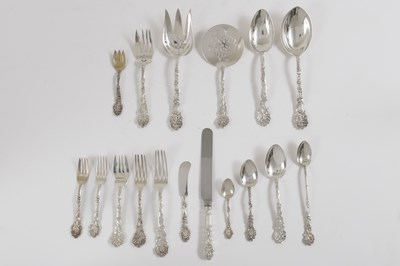 Lot 1172 - Assembled Gorham Sterling Silver "Versailles" Pattern Flatware Service