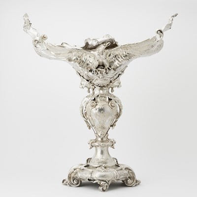 Lot 164 - Royal Interest: German Silver-Gilt Centerpiece