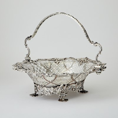 Lot 127 - George III Sterling Silver Cake Basket