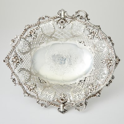 Lot 127 - George III Sterling Silver Cake Basket