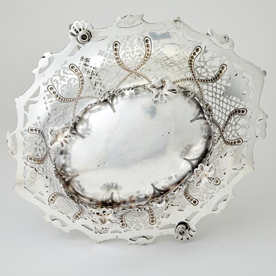Lot 127 - George III Sterling Silver Cake Basket