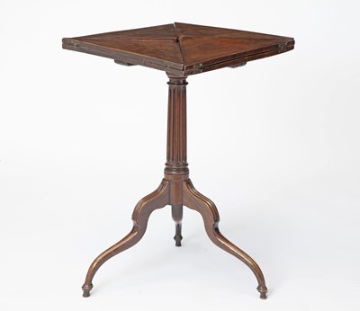 Lot 163 - George III Mahogany Envelope Table