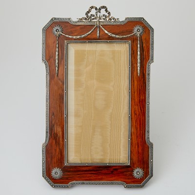 Lot 657 - Fabergé Silver-Mounted Palisander Photograph Frame