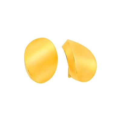 Lot 40 - Vhernier Pair of Gold Earclips
