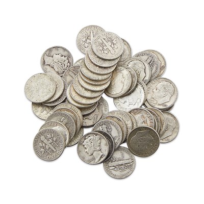 Lot 78 - United States Silver Dimes