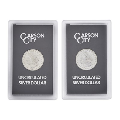 Lot 80 - United States GSA Carson City 1881 & 1885 Morgan Dollars