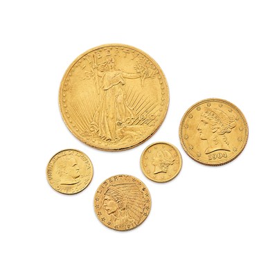 Lot 73 - United States Gold Coin Group