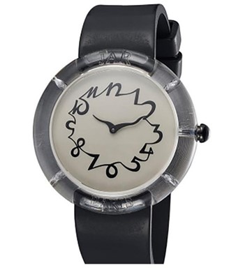 Lot 1058 - JAR Black 'Honey' Wristwatch