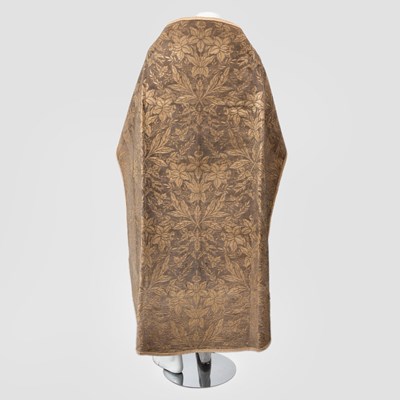 Lot 618 - Russian Cut Velvet and Metallic Thread Vestment