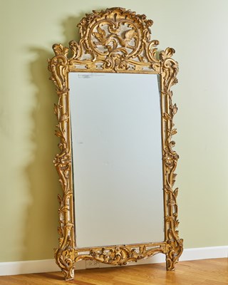Lot 156 - Louis XV Carved Giltwood Mirror