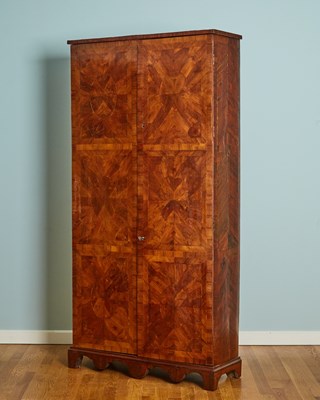 Lot 227 - Régence Kingwood Oyster Veneered Armoire