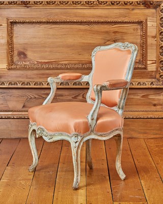 Lot 152 - Louis XV Painted Fauteuil