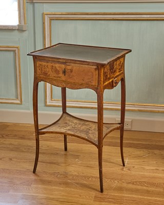 Lot 151 - Rare Italian Rococo Straw Marquetry Table