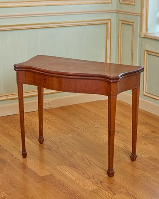 Lot 375 - George III Mahogany Fold-Over Card Table