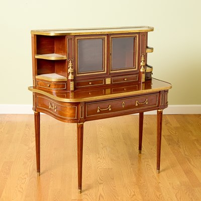 Lot 309 - Louis XVI Gilt-Bronze Mounted Mahogany Bonheur du Jour