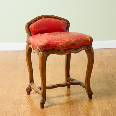 Lot 137 - Louis XV Walnut Musician's Chair