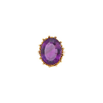 Lot 50 - Antique Gold and Amethyst Parure