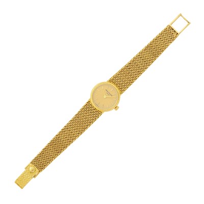 Lot 9 - Patek Philippe Gold Mesh Wristwatch, Ref. 4512/1