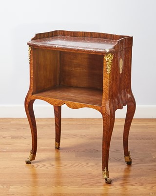 Lot 262 - Louis XV / XVI Transitional Parquetry Veneered Kingwood Side Table