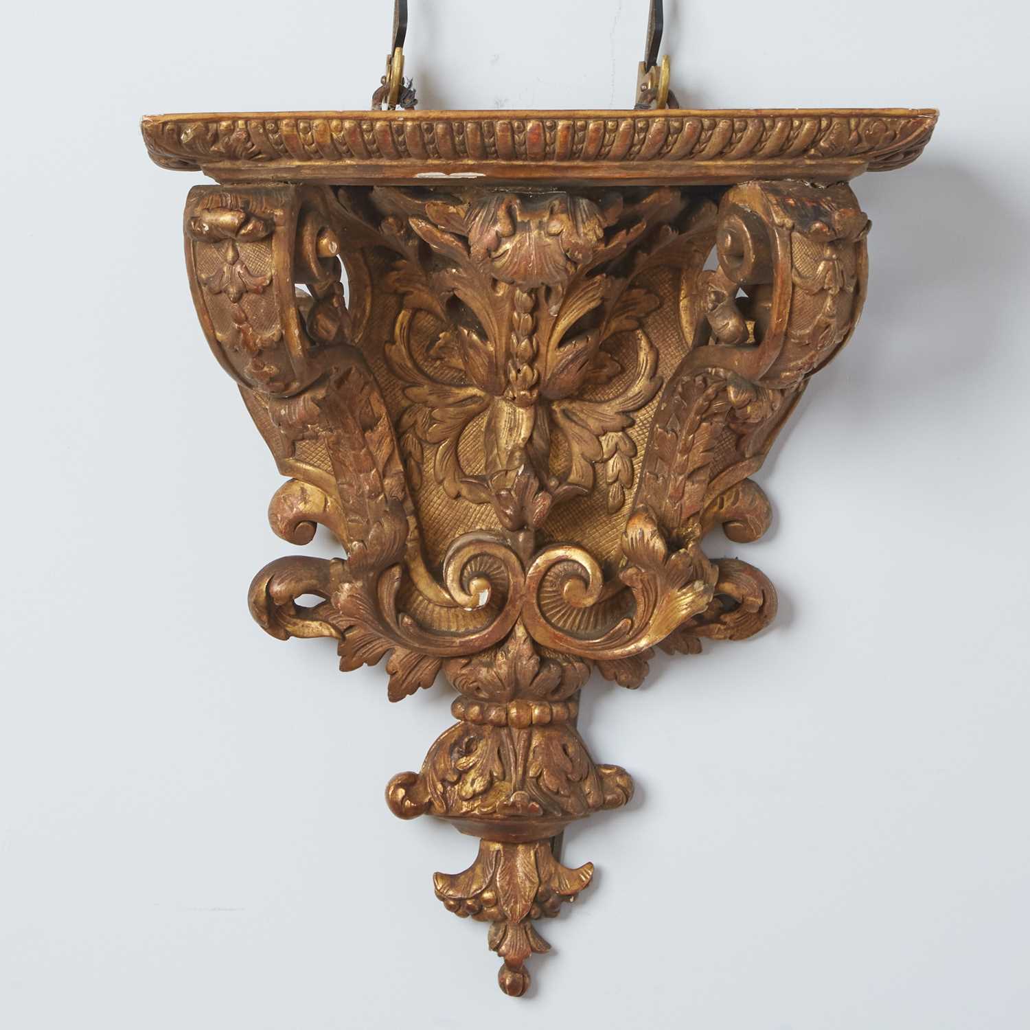 Lot 72 - Louis XIV Giltwood Wall Bracket