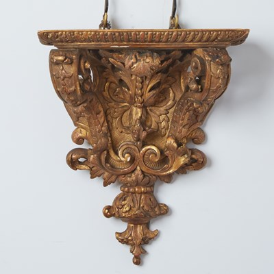 Lot 72 - Louis XIV Giltwood Wall Bracket