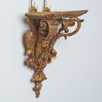 Lot 72 - Louis XIV Giltwood Wall Bracket
