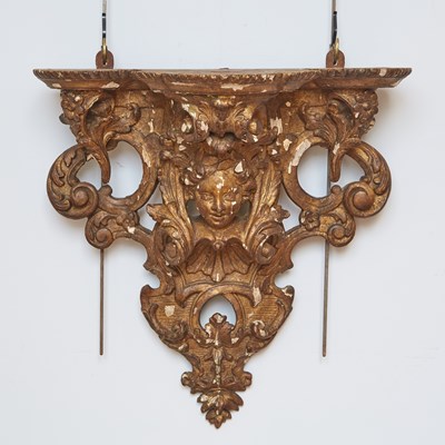 Lot 73 - Régence Giltwood Wall Bracket