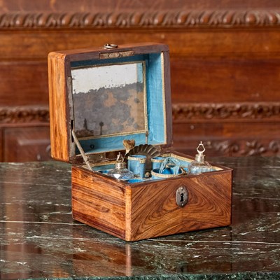 Lot 87 - Lady's Necessaire Kingwood Box