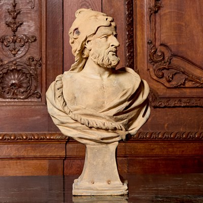 Lot 220 - Terracotta Bust of Hercules