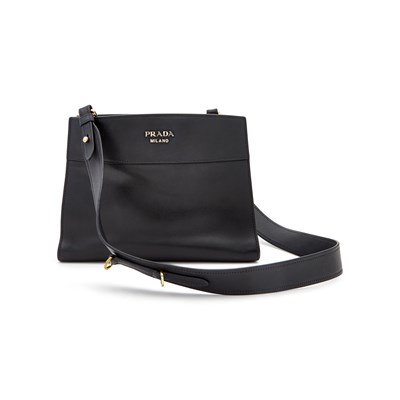 Lot 189 - Prada Black and Red Calfskin Leather 'Bibliothèque' Bag