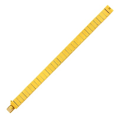 Lot 2 - Tiffany & Co. Gold Bar Link Bracelet