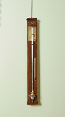 Lot 258 - Empire Mahogany Barometer