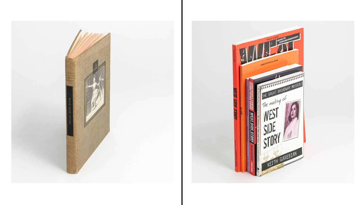 Lot 265 - Stephen Sondheim's copy of the book edition of West Side Story and other related volumes