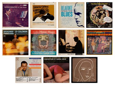 Lot 647 - A group of record sleeves with inscriptions to or from Harold Arlen