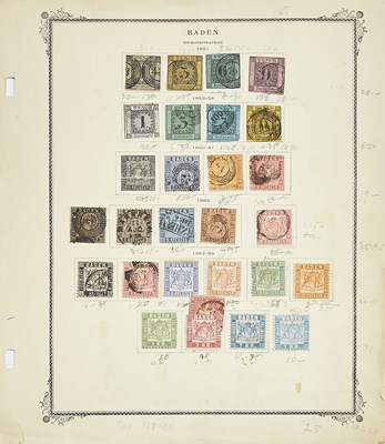 Lot 13 - German States Stamp Group