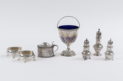 Lot 1183 - Seven Sterling Silver Table Articles