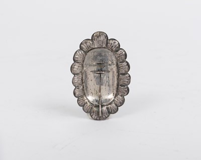 Lot 1180 - Dutch Miniature Silver Candle Sconce