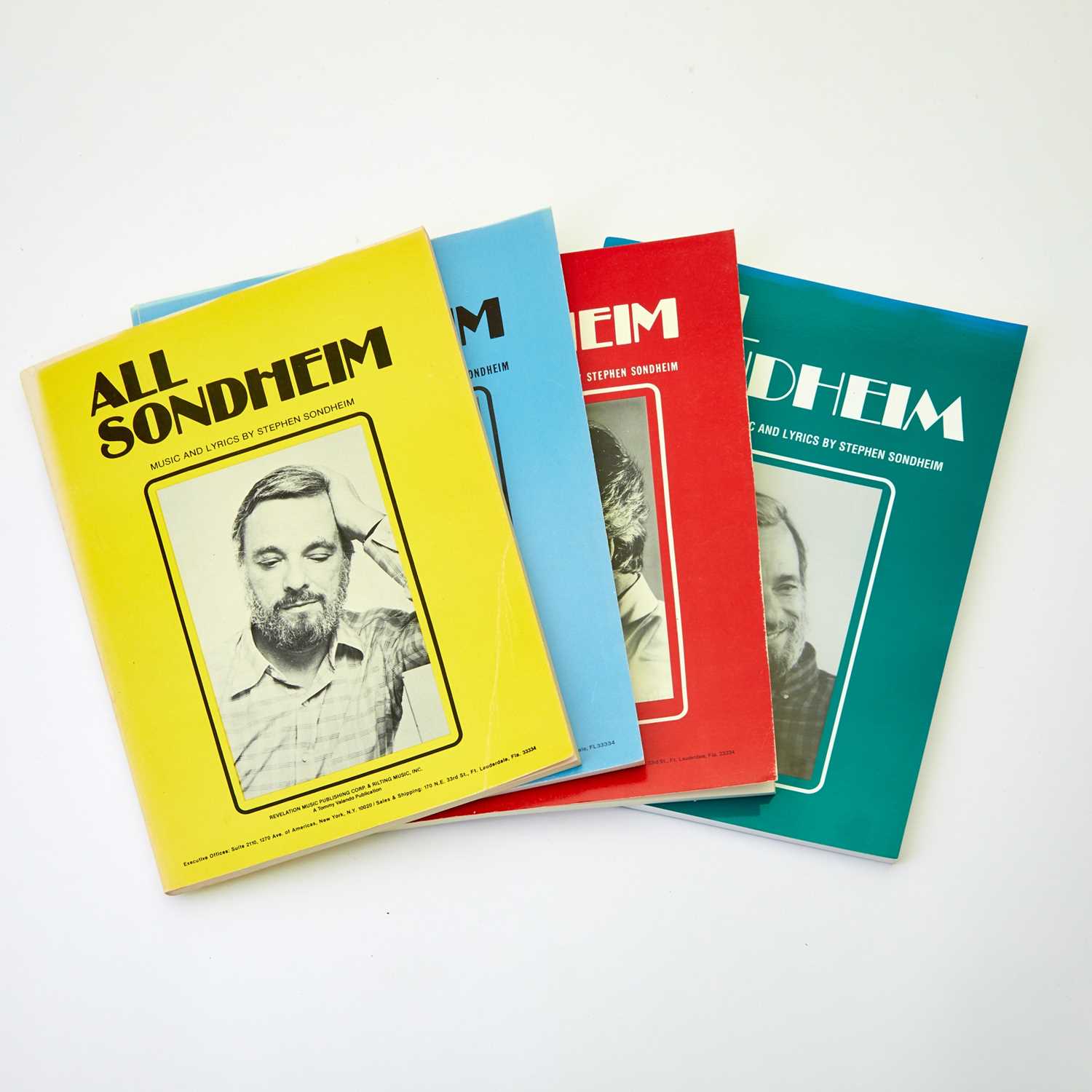 Lot 306 - The four-volume set of All Sondheim