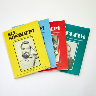 Lot 306 - The four-volume set of All Sondheim