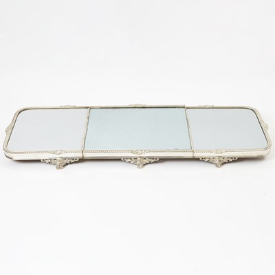 Lot 341 - Regency Style Silver Plated Mirror Plateau