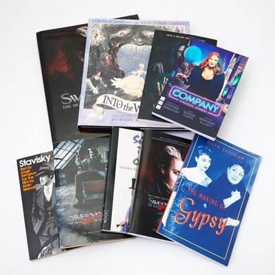 Lot 293 - Group of volumes relating to Sondheim musicals and related films