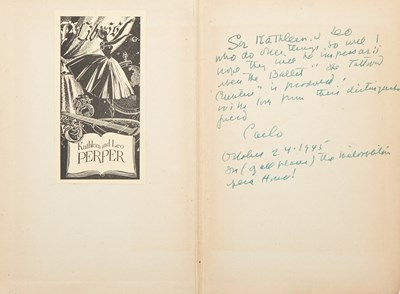 Lot 617 - Inscribed by Carl Van Vechten