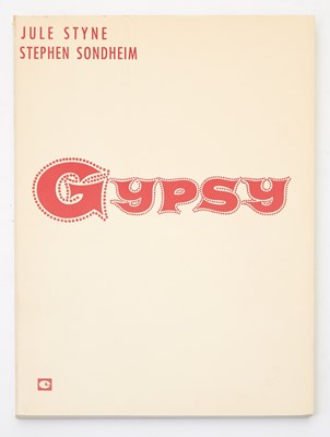 Lot 269 - The vocal score of Gypsy, inscribed to Stephen Sondheim by Jule Styne