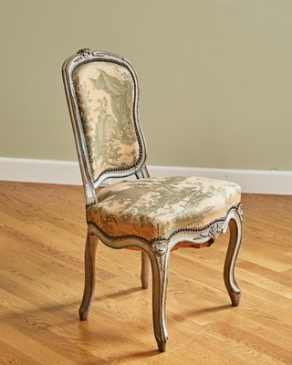 Lot 181 - Louis XV Carved and Painted Side Chair