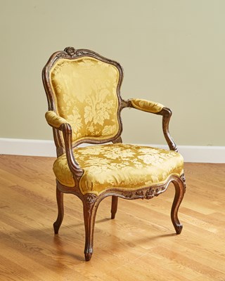Lot 182 - Louis XV Painted Fauteuil