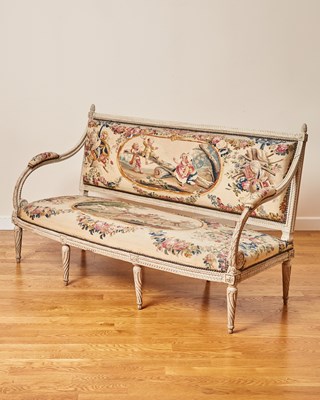 Lot 238 - Louis XVI Painted Canapé