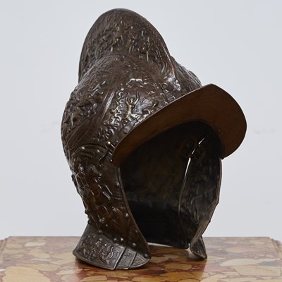 Lot 345 - Ornate Renaissance Style Iron Parade Helmet