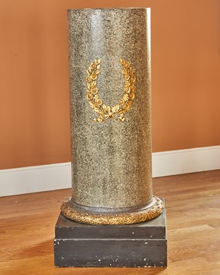 Lot 237 - Empire Faux Marble Pedestal