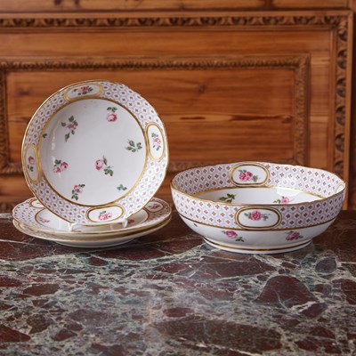 Lot 332 - Four Sèvres Porcelain Pattern Table Wares